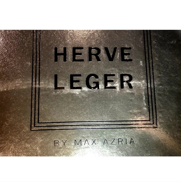 NEW WITH BOX MAX AZRIA HARVE LEGER HL-NORA PEEP TOE LEATHER PLATFORM BOOTS - Picture 6 of 10